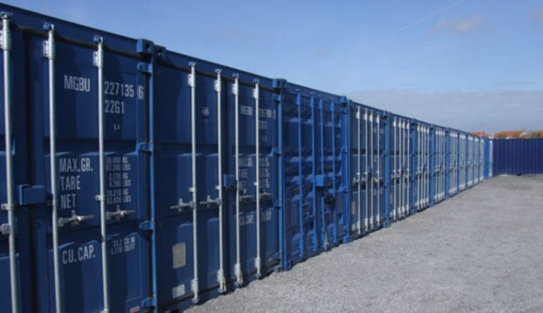 Shipping container storage